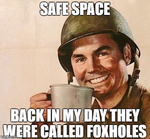 Image result for safe space meme